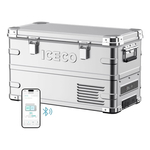 Компрессорный автохолодильник ICECO APL35 Silver, Независимые камеры: Двухкамерные, Цвет: Серебристый, Объём холодильника: 35 литров, фотография №  в интернет-магазине «ВТачку»