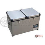 Компрессорный автохолодильник Indel B TB65 STEEL (двухкамерный), Объём холодильника: 65 литров, фотография №  в интернет-магазине «ВТачку»