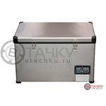 Компрессорный автохолодильник Indel B TB74 STEEL, Объём холодильника: 74 литра, фотография №  в интернет-магазине «ВТачку»