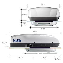 Автомобильный кондиционер Telair Silent Plus 8100H, Мощность охлаждения: 2400 Вт, фотография № 8 в интернет-магазине «ВТачку»
