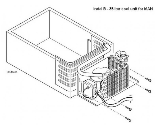 Охлаждающий агрегат Indel B UR35 для термоящика MAN TGA/TGX, фотография № 6 в интернет-магазине «ВТачку»