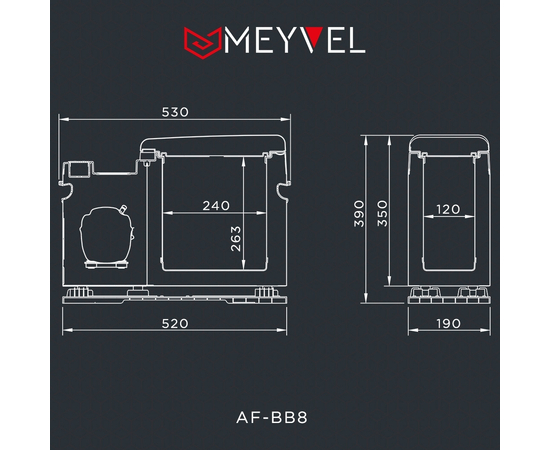 Компрессорный автохолодильник Meyvel AF-BB8, фотография № 14 в интернет-магазине «ВТачку»