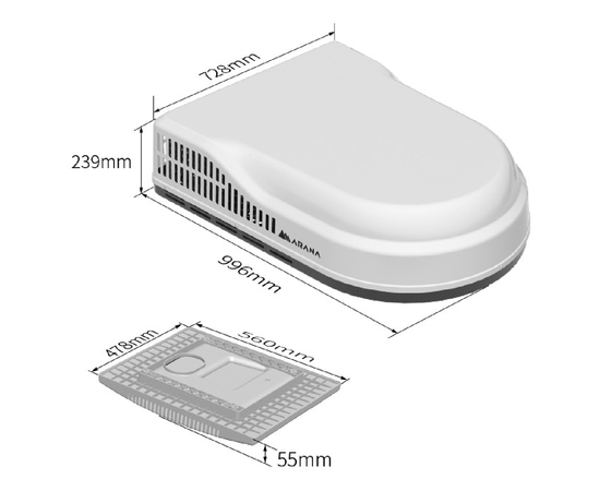 Автомобильный кондиционер Arana KAC 25, фотография № 8 в интернет-магазине «ВТачку»