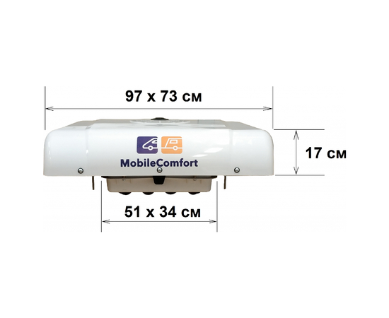 Накрышный кондиционер MobileComfort MC3024T (24B), Напряжение питания: 24 Вольт, фотография № 3 в интернет-магазине «ВТачку»