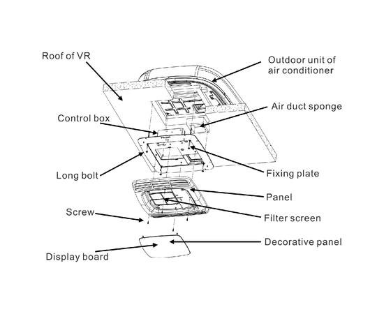 Накрышный кондиционер MobileComfort MC 2600 (220В), Мощность охлаждения: 2600 Вт, фотография № 6 в интернет-магазине «ВТачку»