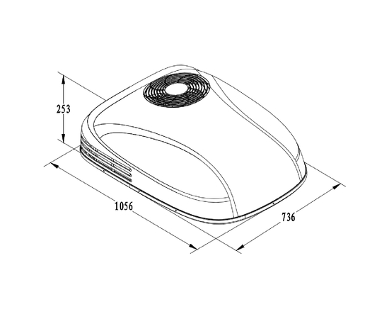 Накрышный кондиционер MobileComfort MC 3500 (220В), Мощность охлаждения: 3500 Вт, фотография № 4 в интернет-магазине «ВТачку»