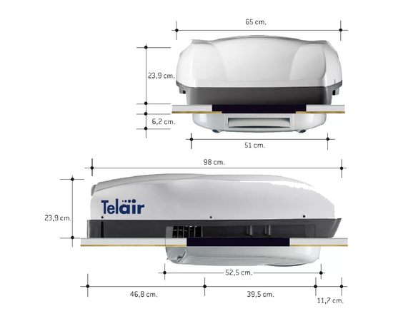 Накрышный кондиционер Telair Silent Plus 5900H, Мощность охлаждения: 1700 Вт, фото № 8 Накрышный кондиционер Telair Silent Plus 5900H, Мощность охлаждения: 1700 Вт, фотография № 8 в интернет-магазине «ВТачку»