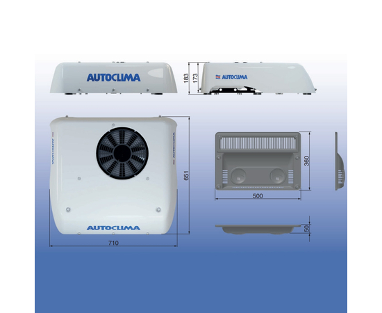 Электрический кондиционер-моноблок Autoclima Modula RTH PLUS 24В, Напряжение питания: 24 Вольт, фотография № 3 в интернет-магазине «ВТачку»
