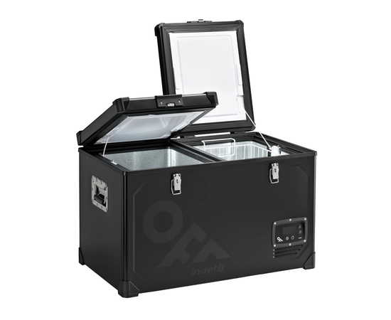 Компрессорный автохолодильник Indel B TB65 DD Steel Black, Независимые камеры: Двухкамерные, Объём холодильника: 65 литров, фотография № 2 в интернет-магазине «ВТачку»