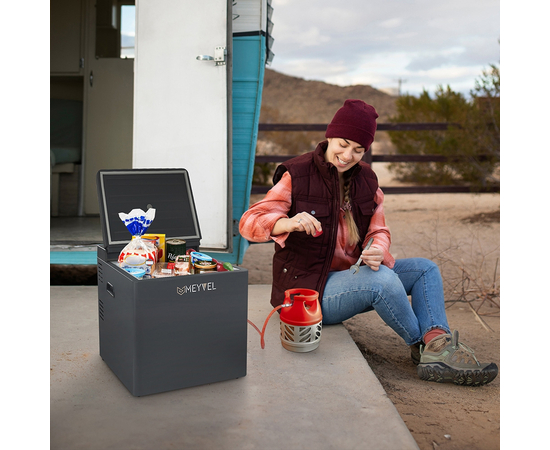 Абсорбционный (газовый) холодильник Meyvel AF-50GM, Объём холодильника: 46 литров, фото № 19 Абсорбционный (газовый) холодильник Meyvel AF-50GM, Объём холодильника: 46 литров, фотография № 19 в интернет-магазине «ВТачку»