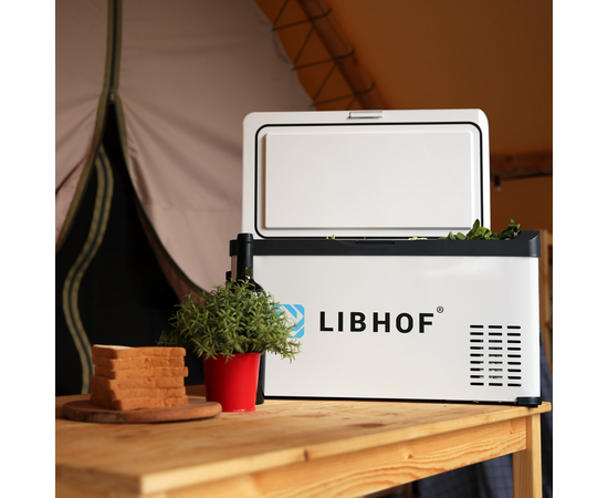 Компрессорный автохолодильник Libhof K-26, Модификации: Переносные, Объём холодильника: 23 литра, фотография № 12 в интернет-магазине «ВТачку»