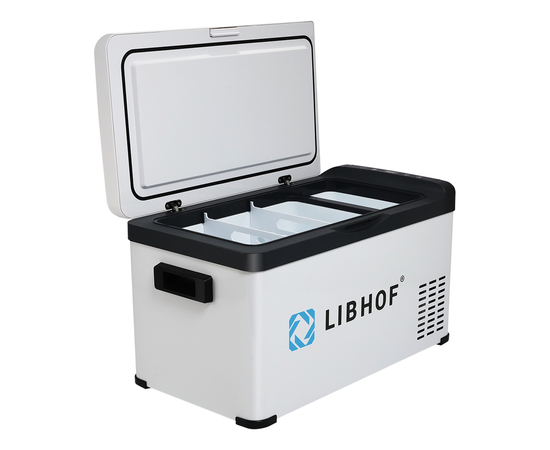 Компрессорный автохолодильник Libhof K-26, Модификации: Переносные, Объём холодильника: 23 литра, фотография № 16 в интернет-магазине «ВТачку»