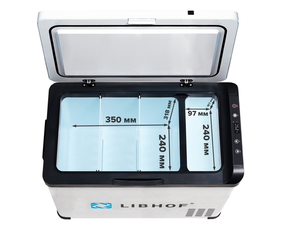 Компрессорный автохолодильник Libhof K-30, Модификации: Переносные, Объём холодильника: 31 литр, фотография № 5 в интернет-магазине «ВТачку»