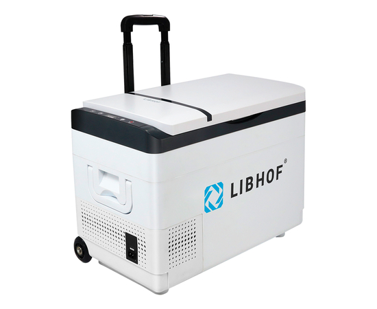 Компрессорный автохолодильник Libhof K-30H, Модификации: На колесах, Объём холодильника: 30 литров, фотография № 2 в интернет-магазине «ВТачку»