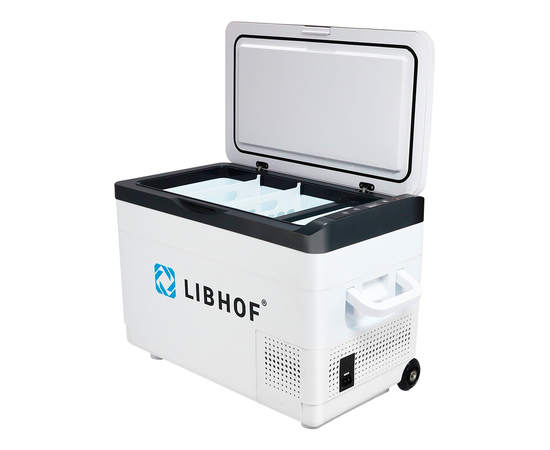 Компрессорный автохолодильник Libhof K-30H, Модификации: На колесах, Объём холодильника: 30 литров, фотография № 7 в интернет-магазине «ВТачку»