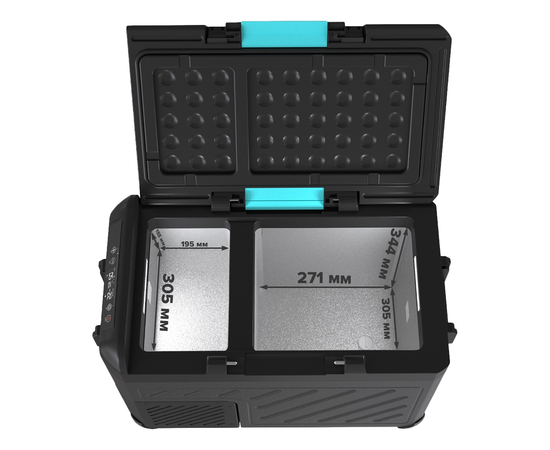 Компрессорный автохолодильник Libhof W-35D, Независимые камеры: Двухкамерные, Модификации: Переносные, Объём холодильника: 35 литров, фотография № 6 в интернет-магазине «ВТачку»