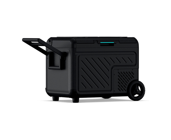 Компрессорный автохолодильник Libhof W-35DH, Независимые камеры: Двухкамерные, Модификации: На колесах, Объём холодильника: 34 литра, фотография № 5 в интернет-магазине «ВТачку»