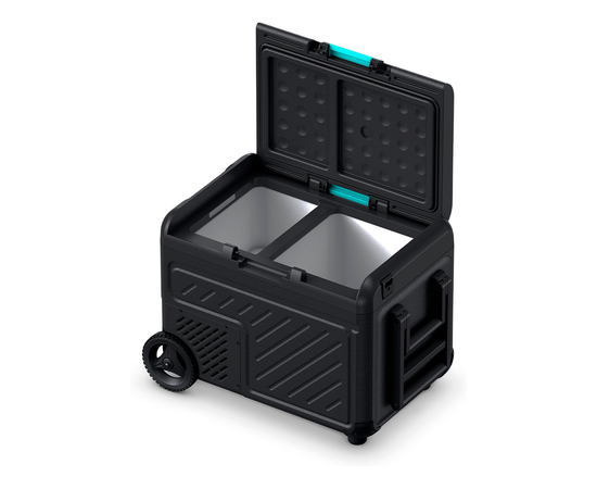 Компрессорный автохолодильник Libhof W-35DH, Независимые камеры: Двухкамерные, Модификации: На колесах, Объём холодильника: 34 литра, фотография № 4 в интернет-магазине «ВТачку»