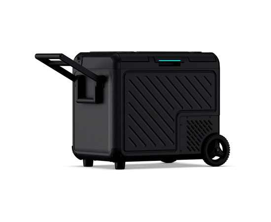 Компрессорный автохолодильник Libhof W-45DH, Независимые камеры: Двухкамерные, Модификации: На колесах, Объём холодильника: 44 литра, фотография № 5 в интернет-магазине «ВТачку»