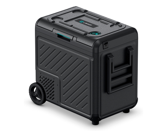 Компрессорный автохолодильник Libhof W-55DH, Независимые камеры: Двухкамерные, Модификации: На колесах, Объём холодильника: 54 литра, фотография № 2 в интернет-магазине «ВТачку»