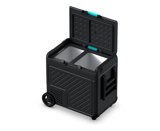 Компрессорный автохолодильник Libhof W-55DH, Независимые камеры: Двухкамерные, Модификации: На колесах, Объём холодильника: 54 литра, фотография № 5 в интернет-магазине «ВТачку»