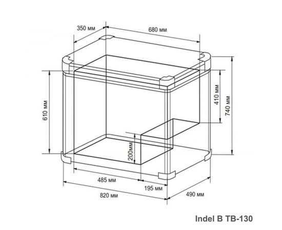 Компрессорный автохолодильник Indel B TB130 Steel Black, Независимые камеры: Однокамерные, Объём холодильника: 130 литров, фотография № 8 в интернет-магазине «ВТачку»