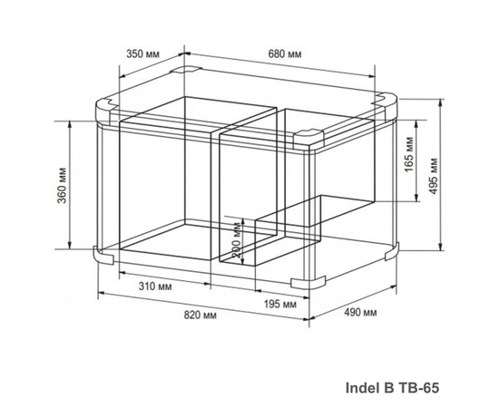 Компрессорный автохолодильник Indel B TB65 DD Steel Black, Независимые камеры: Двухкамерные, Объём холодильника: 65 литров, фотография № 7 в интернет-магазине «ВТачку»