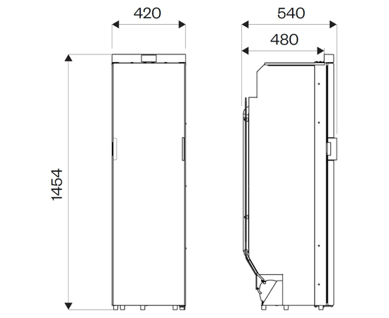 Встраиваемый автохолодильник Indel B Slim 140 OFF, Объём холодильника: 140 литров, фотография № 5 в интернет-магазине «ВТачку»