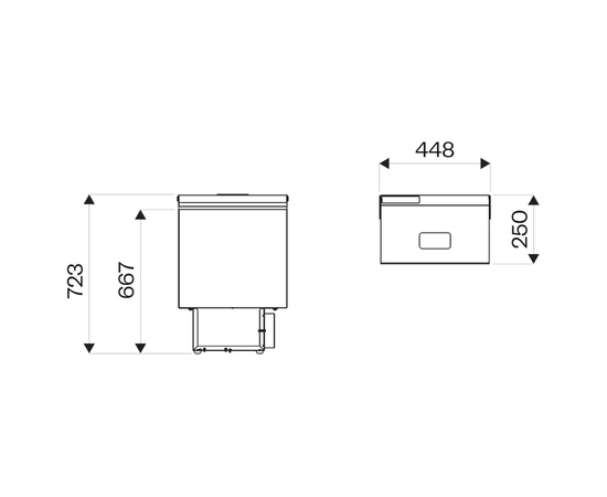 Встраиваемый автохолодильник Indel B Top Loader TL30 OFF, Объём холодильника: 30 литров, фотография № 5 в интернет-магазине «ВТачку»