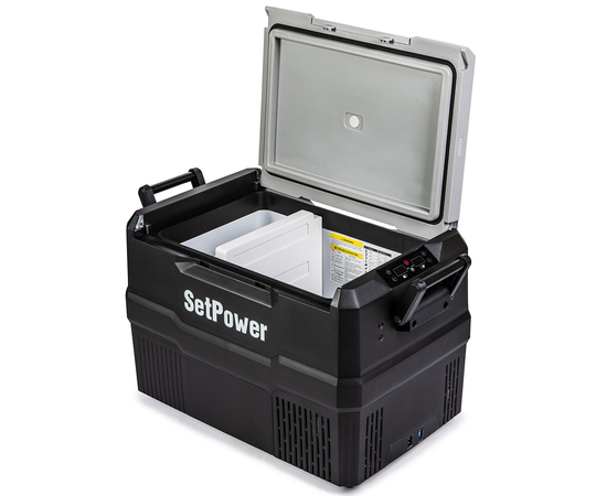 Компрессорный автохолодильник SetPower S45 (12/24В), Независимые камеры: Двухкамерные, Объём холодильника: 45 литров, фотография № 3 в интернет-магазине «ВТачку»