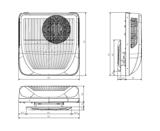 Автомобильный кондиционер Ice Cube MT20A 12В, Напряжение питания: 12 Вольт, фотография № 3 в интернет-магазине «ВТачку»