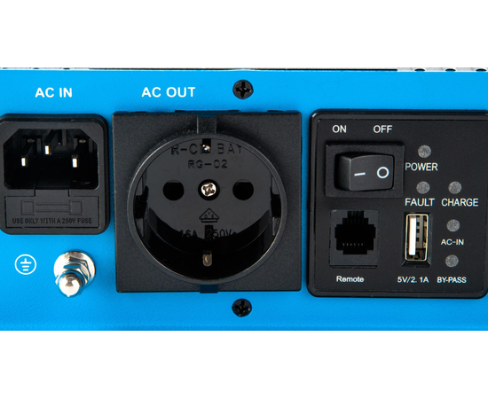 Автомобильный преобразователь напряжения KongSolar AAG RSC1500P 12V, Питание: 12В, Мощность, Вт: 1500, фотография № 6 в интернет-магазине «ВТачку»