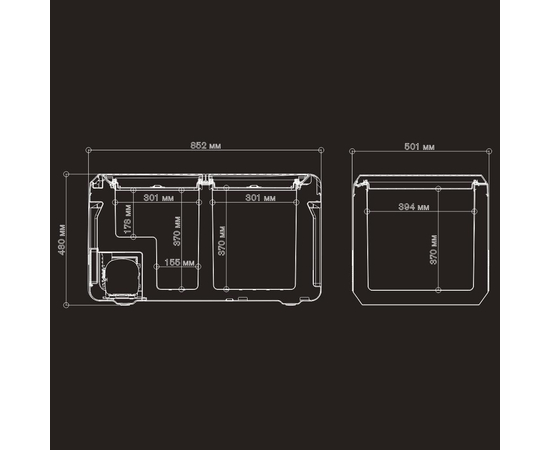 Компрессорный автохолодильник Meyvel AF-PRO75, Объём холодильника: 75 литров, фотография № 11 в интернет-магазине «ВТачку»