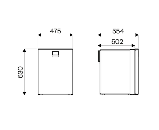 Встраиваемый автохолодильник Indel B Elite EL85 OFF, Объём холодильника: 85 литров, фото № 10 Встраиваемый автохолодильник Indel B Elite EL85 OFF, Объём холодильника: 85 литров, фотография № 10 в интернет-магазине «ВТачку»