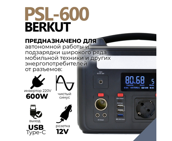 Пусковое зарядное устройство Berkut PSL-600, Другие модели из линейки: PSL-600, фотография № 11 в интернет-магазине «ВТачку»