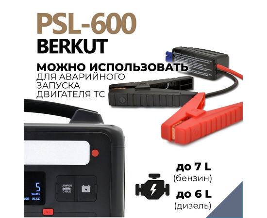 Пусковое зарядное устройство Berkut PSL-600, Другие модели из линейки: PSL-600, фотография № 7 в интернет-магазине «ВТачку»