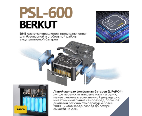 Пусковое зарядное устройство Berkut PSL-600, Другие модели из линейки: PSL-600, фотография № 9 в интернет-магазине «ВТачку»