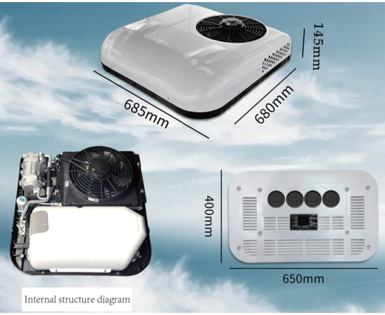 Автомобильный кондиционер Bowente 51-10144 12V, Напряжение питания: 12 Вольт, фотография № 4 в интернет-магазине «ВТачку»