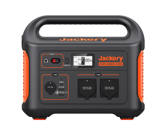 Портативная зарядная станция Jackery Explorer 1000 EU - (1002 Втч), Другие модели из линейки: Explorer 1000, фотография № 2 в интернет-магазине «ВТачку»