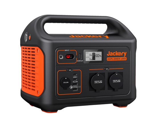 Портативная зарядная станция Jackery Explorer 1000 EU - (1002 Втч), Другие модели из линейки: Explorer 1000, фотография № 3 в интернет-магазине «ВТачку»