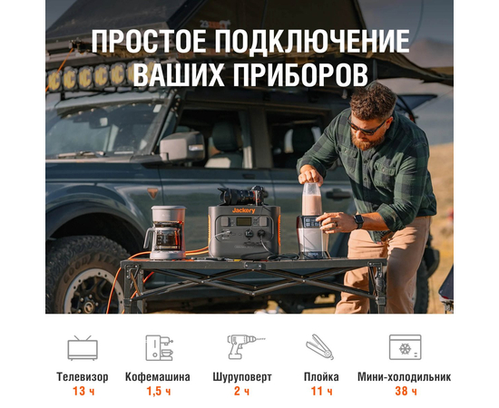 Портативная зарядная станция Jackery Explorer 1000 Pro EU, Ёмкость батареи: 1002 Втч, фотография № 13 в интернет-магазине «ВТачку»