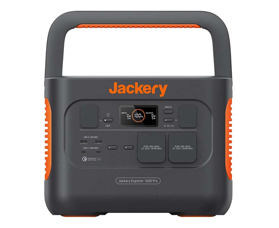 Портативная зарядная станция Jackery Explorer 1000 Pro EU, Ёмкость батареи: 1002 Втч, фотография № 4 в интернет-магазине «ВТачку»