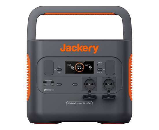 Портативная зарядная станция Jackery Explorer 2000 Pro EU, Ёмкость батареи: 2160 Втч, фотография № 2 в интернет-магазине «ВТачку»