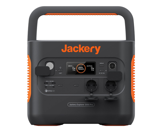 Портативная зарядная станция Jackery Explorer 2000 Pro EU, Ёмкость батареи: 2160 Втч, фотография № 3 в интернет-магазине «ВТачку»