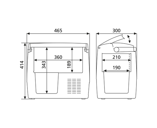 Компрессорный автохолодильник Dometic CDF 18, фото № 9 Компрессорный автохолодильник Dometic CDF 18, фотография № 9 в интернет-магазине «ВТачку»