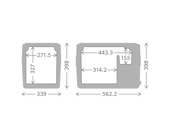 Компрессорный автохолодильник Dometic CDF2 36, фото № 12 Компрессорный автохолодильник Dometic CDF2 36, фотография № 12 в интернет-магазине «ВТачку»