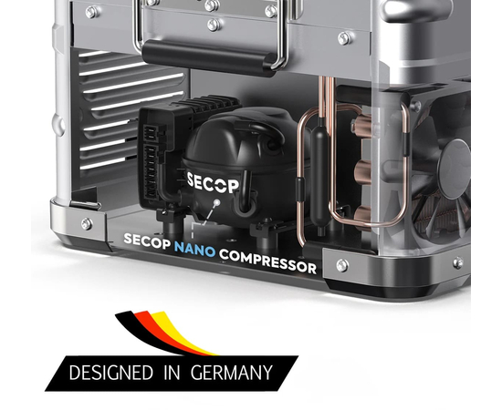 Компрессорный автохолодильник ICECO APL35 Silver, Независимые камеры: Двухкамерные, Цвет: Серебристый, фотография № 14 в интернет-магазине «ВТачку»