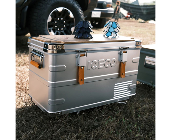 Компрессорный автохолодильник ICECO APL35 Silver, Независимые камеры: Двухкамерные, Цвет: Серебристый, фотография № 19 в интернет-магазине «ВТачку»