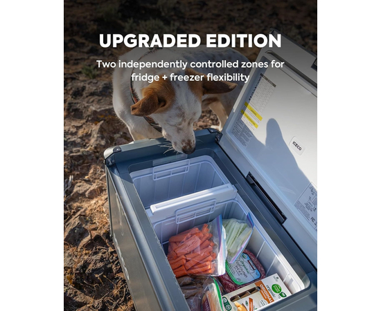 Компрессорный автохолодильник ICECO VL45 ProD, Независимые камеры: Двухкамерные, Объём холодильника: 45 литров, фотография № 6 в интернет-магазине «ВТачку»