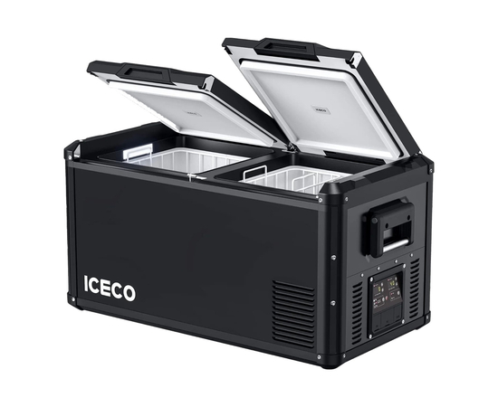 Компрессорный автохолодильник ICECO VL75 ProD Black, Независимые камеры: Двухкамерные, Цвет: Чёрный, Объём холодильника: 75 литров, фотография № 2 в интернет-магазине «ВТачку»